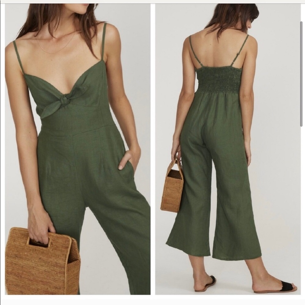 Faithful the Brand Moss green Jumpsuit